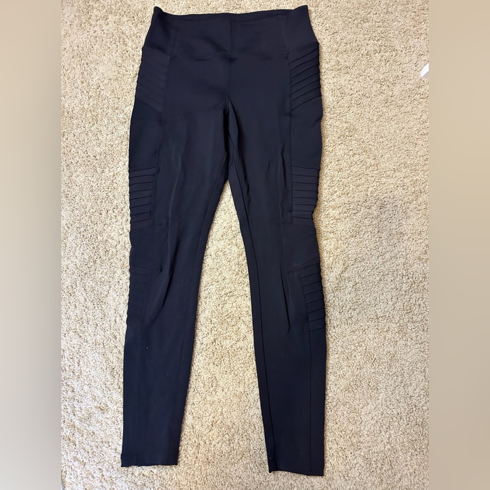 EUC Athleta Delancey Moto Tights. Size M